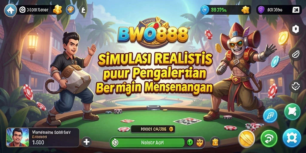 Screenshot utama BWO888 menampilkan pengalaman gameplay Simulation yang menarik.