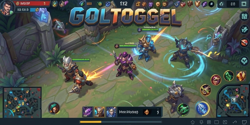 Tampilan gameplay seru GOLTOGEL dengan karakter yang dinamis.