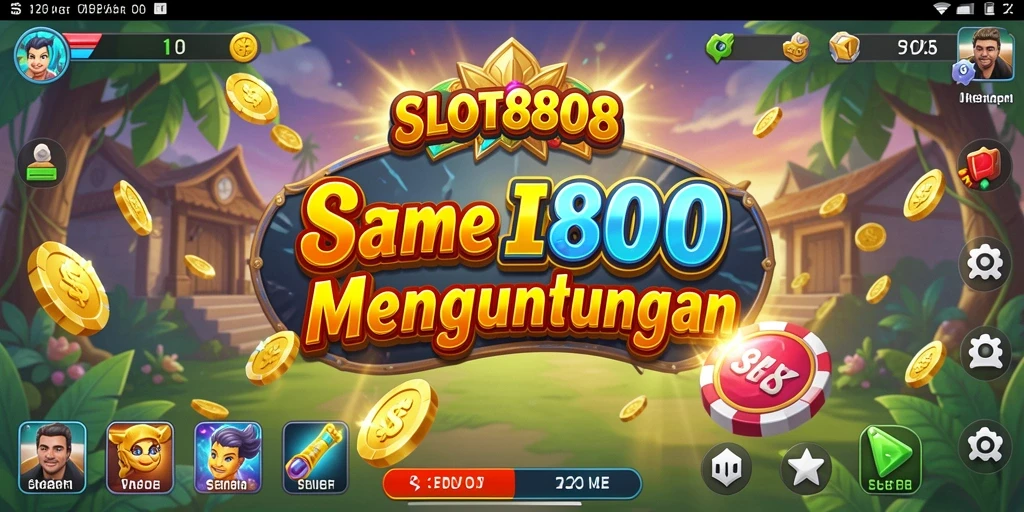 Tampilan menarik dari SLOT8808 saat gameplay Idle berlangsung.