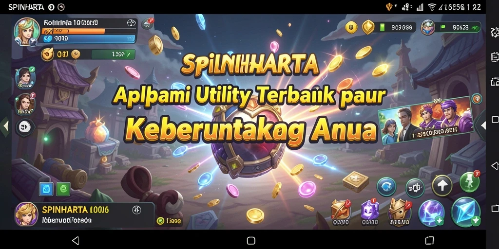 Tampilan antarmuka SPINHARTA yang bersih dan informatif.