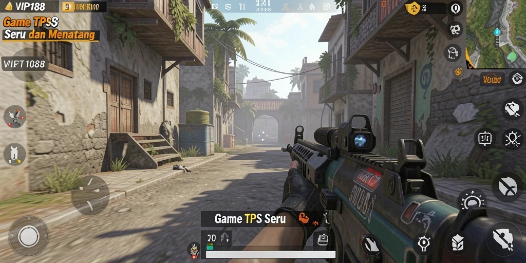 Gameplay seru dan penuh aksi dari VIP188 saat bertempur dengan tim.