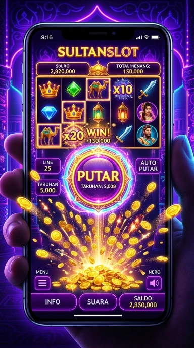 Screencapture dari pengalaman bermain sultanslot yang memuaskan.